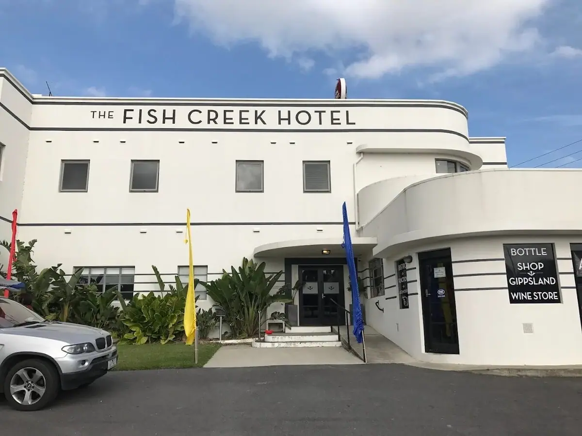 The art deco Fish Creek Hotel